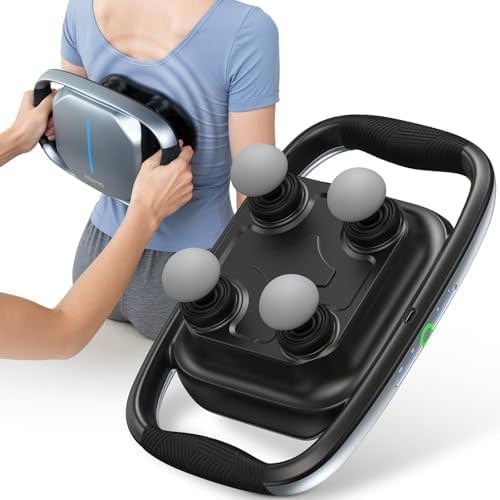 RENPHO Quad Massage Gun with 4-Head and Plate for Larger Muscle Groups