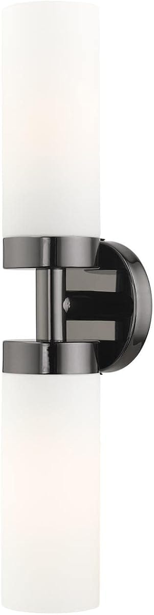 Livex Lighting, 15072-46, Aero, ADA Vanity Sconce, Black Chrome