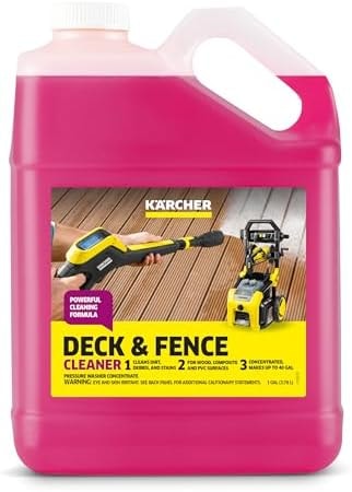 KÄRCHER Wood & Fence Cleaner for Pressure Washers, Makes up to 40 Gal
