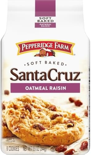 PEPPERIDGE FARM SOFT BAKED Oatmeal Raisin Cookies, 8.6 oz. Bag