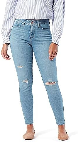 Levi Strauss Signature Gold Women's Totally Shaping Skinny Jean (Available in Plus Size), Frosty Lakes, 28 Short
