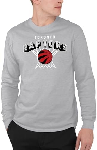Junk Food NBA - Toronto Raptors Nothing But Net Adult LS T-Shirt
