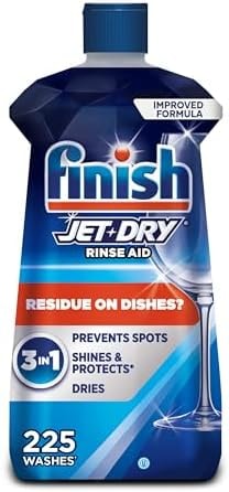 Finish Jet-Dry Dishwasher Rinse Aid, Dish Detergent Drying Agent, 23oz