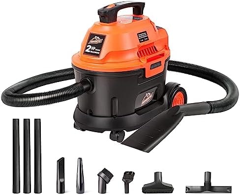 Armor All AA255W 2.5 Gal 2 Peak HP Wet/Dry Utility Vac Orange/Black