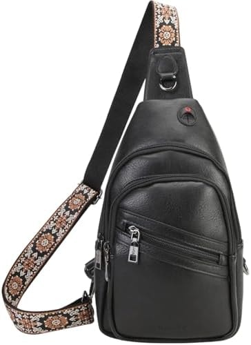 HiChiclife Sling Bag for Women Crossbody Bags for Women Trendy Crossbody purse Fanny Pack Chest Bag for Travel