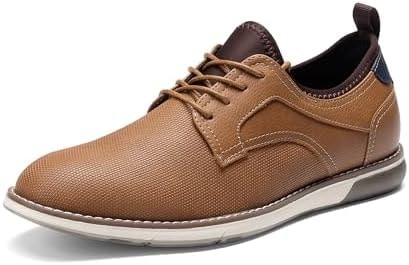 Bruno Marc Men's Casual Dress Shoes Business Oxfords,Brown,11