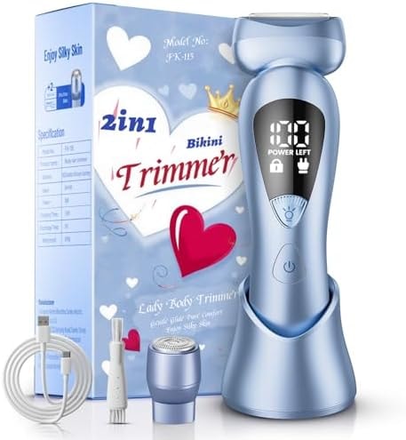 rategist Cordless Electric Razor for Women: IPX7 & LED Display