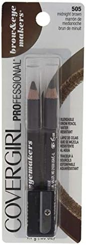 COVERGIRL - Easy Breezy Brow Fill + Define Brow Pencil, Sharpener Included, Long-Lasting, Deeply Pigmented, Blendable Formula, 100% Cruelty-Free