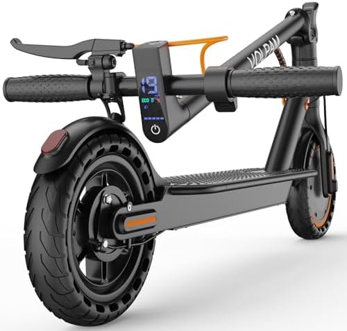 VOLPAM Electric Scooter, 350W/500W Powerful Motor & 19/MPH Top Speed, 21-28Miles Long Range, Folding E Scooter Choice