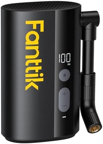 Fanttik X9 Ace Mini Electric Bike Pump, 150PSI, 32s Inflate, Auto Stop