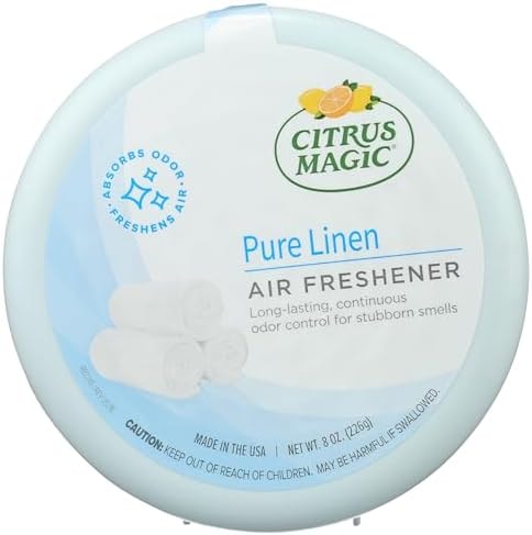 Citrus Magic Solid Air Fresheners, Pure Linen, 8 Ounce
