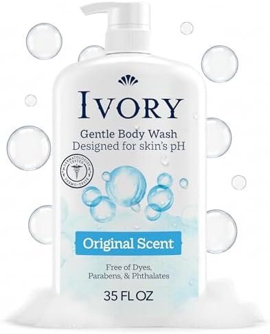 Ivory Body Wash Designed for the Whole Family, Original Scent, 35 fl oz
