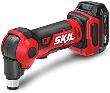 SKIL PWR CORE 12 Brushless 12V Auto Hammer Kit Including 2.0Ah Lithium Battery and PWR JUMP Charger - AH6552A-10, Red