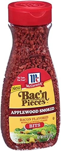 McCormick Bac'n Pieces Applewood Smoked Bacon Flavored Bits, 4.4 oz (Pack of 6)