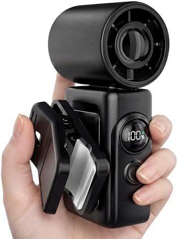 Portable Handheld Fan, Mini Clip On Fan with 4 Speeds, 0.26lb mini fan