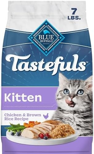 Blue Buffalo Tastefuls Chicken Kitten Dry Cat Food, 7 lb