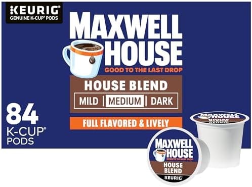 Maxwell House K-Cup® Coffee Pods, 84 ct Box, House Blend Medium Roast