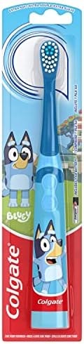 Colgate Kids Battery Powered Bluey Toothbrush, Extra Soft