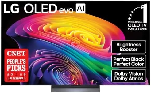 LG 65-Inch Class OLED evo AI 4K C6 Series Smart TV, 2026 Model