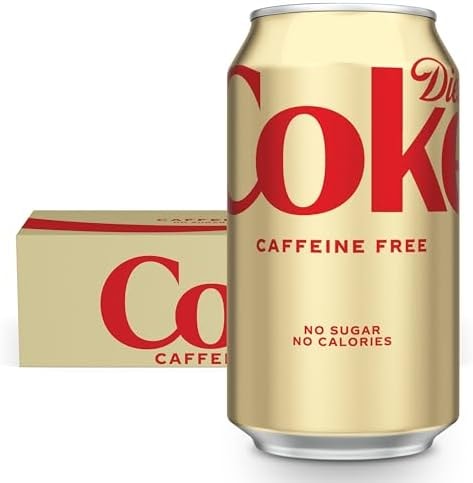 Diet Coke Caffeine-Free Soda Soft Drink Fridge Pack Cans, 12 fl oz, 12 Pack