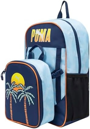 PUMA Colony Combo Backpack, Navy/Lt Blue, OS