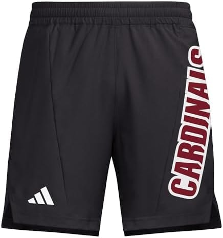 adidas Men's D4T Woven University of Louisville Shorts, Black/White/University of Louisville, XX-Large/7" Inseam