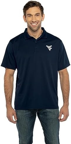 Vantage Apparel Poly Mesh Polo, West Virginia Mountaineers, M Team Color