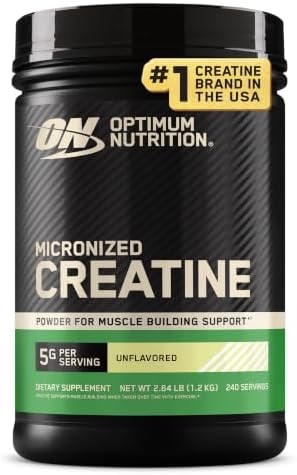 Optimum Nutrition Creatine Monohydrate Powder, Unflavored, 2.64 LB