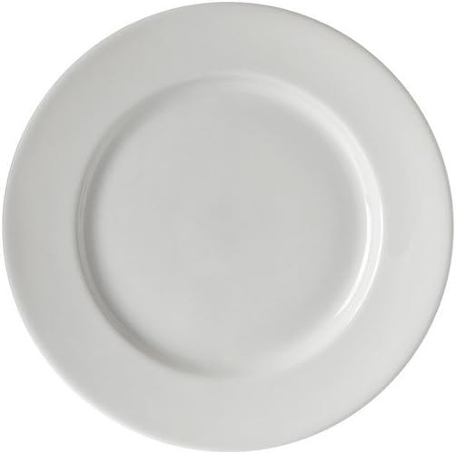 10 Strawberry Street Z-Ware Porcelain 6" Bread & Butter Plate, Set of 6, White