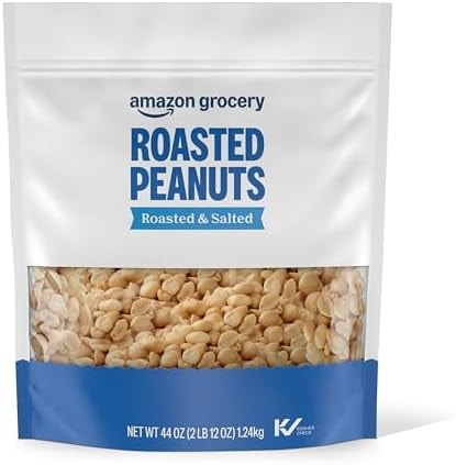Amazon Grocery, Roasted Peanuts, Roasted & Salted, 44 Oz (Previously Happy Belly, Packaging May Vary)