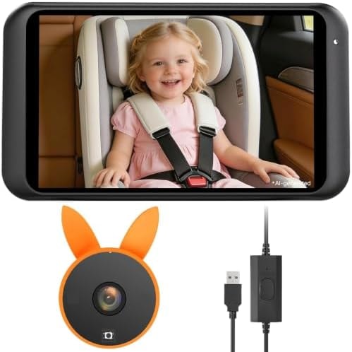Babyvue Baby Car Camera Backseat Monitor USB Power