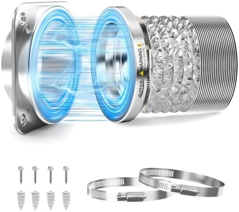ALORAIR Magnetic Dryer Vent Connector Kit DV180, 4-Inch Quick Connect