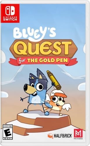 Bluey's Quest for The Gold Pen - Nintendo Switch