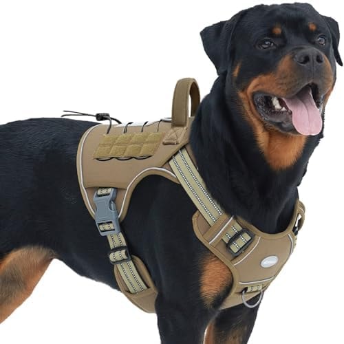 AUROTH Dog Harness for Large Dogs, No Pull Tactical Dog Vest Heavy Duty