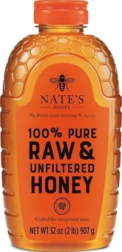 Nate's 100% Pure, Raw & Unfiltered Honey - 32oz. Squeeze Bottle