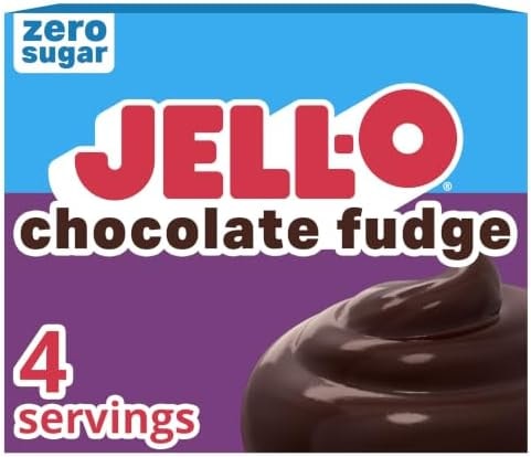 Jell-O Instant Pudding & Pie Filling Mix, Chocolate Fudge, 1.4 oz Box