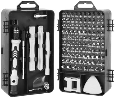 115 in 1 Precision Screwdriver Sets, Professional Magnetic Mini Repair Tool Kit for Computer, Eyeglass, Camera, Game Console, Men Gift Screw Driver