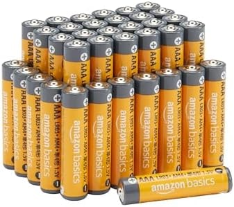 Amazon Basics AAA Long-Lasting Alkaline Batteries, 36-Count, 1.5 Volt, Reliable Performance, 10-Year Shelf Life, Emergency Storage