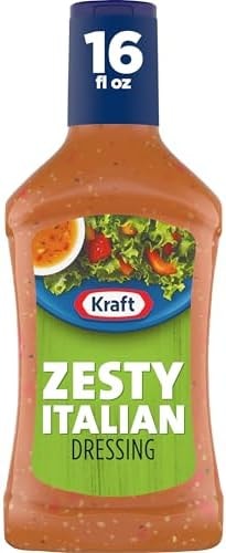 Kraft Zesty Italian Dressing, 16 fl oz Bottle