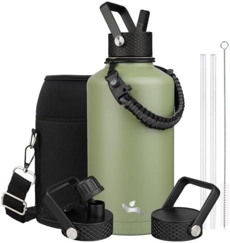 Konokyo 87 oz Insulated Stainless Steel Water Bottle Jug with Handle
