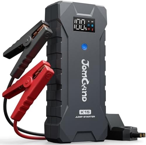 JOMGAND K15 Jump Starter for up to 8.0L Gas or 6.0L Diesel Engines