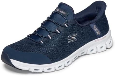 Skechers Women's Hands Free Slip-Ins Sport Active Glide-Step - Pursuit, NVY, 8