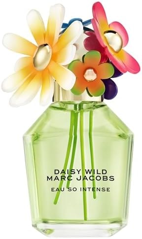 Marc Jacobs Daisy Wild Intense Eau de Parfum - Adventurous Floral Women's Perfume - With Notes of Banana Blossom, Jasmine Extract & Tuberose, Amber & Sandalwood 3.3 fl. Oz