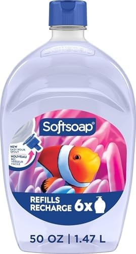 Softsoap Aquarium Liquid Hand Soap, 1.47 L Refill
