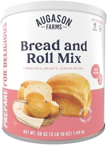 Augason Farms Bread and Roll Mix Can