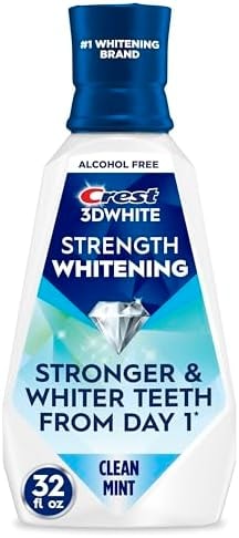 Crest 3D Clean Mint Mouthwash, 32 Fluid Ounce