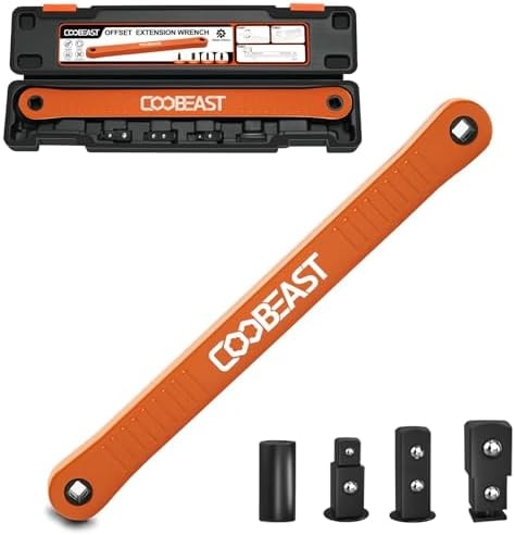 3/8" Offset Extension Wrench Impact Ready Socket Wrench Extender Tool