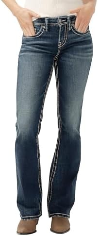 Silver Jeans Co. Suki Mid Rise Curvy Fit Bootcut Jeans