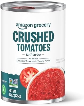 Amazon Grocery, Crushed Tomatoes in Purée, 15 Oz