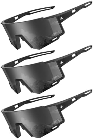 KALIYADI Sunglasses-Men Sports Mens-Sunglasses Women: Running Sun Glasses with UV400 Protection for Cycling Golf Fishing